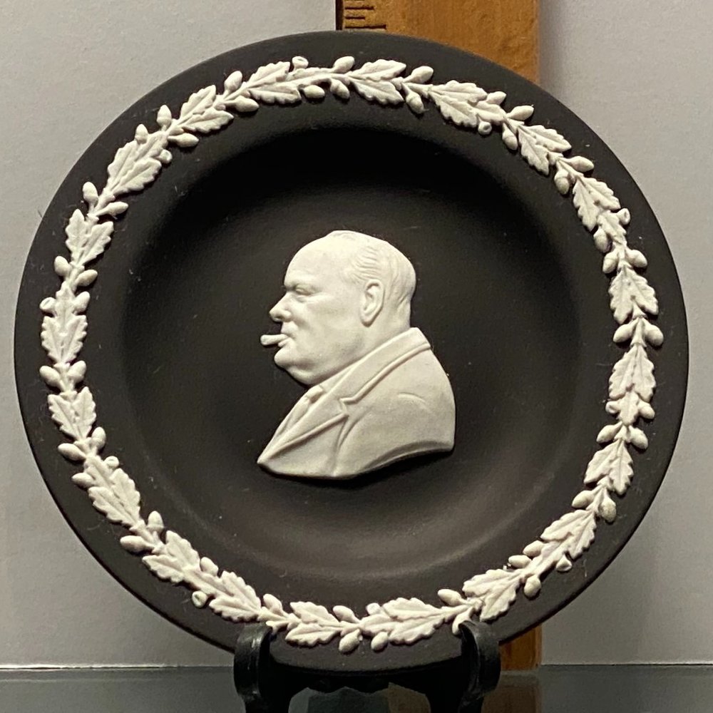 Wedgwood Jasper Winston Churchill Plate